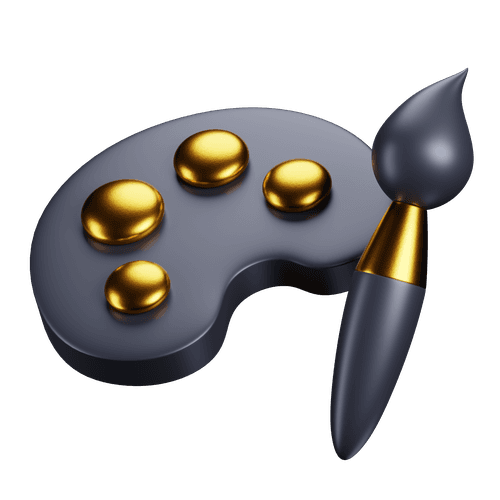 Golden Palette Kit Icon
