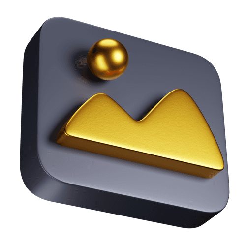 Golden Picture Icon